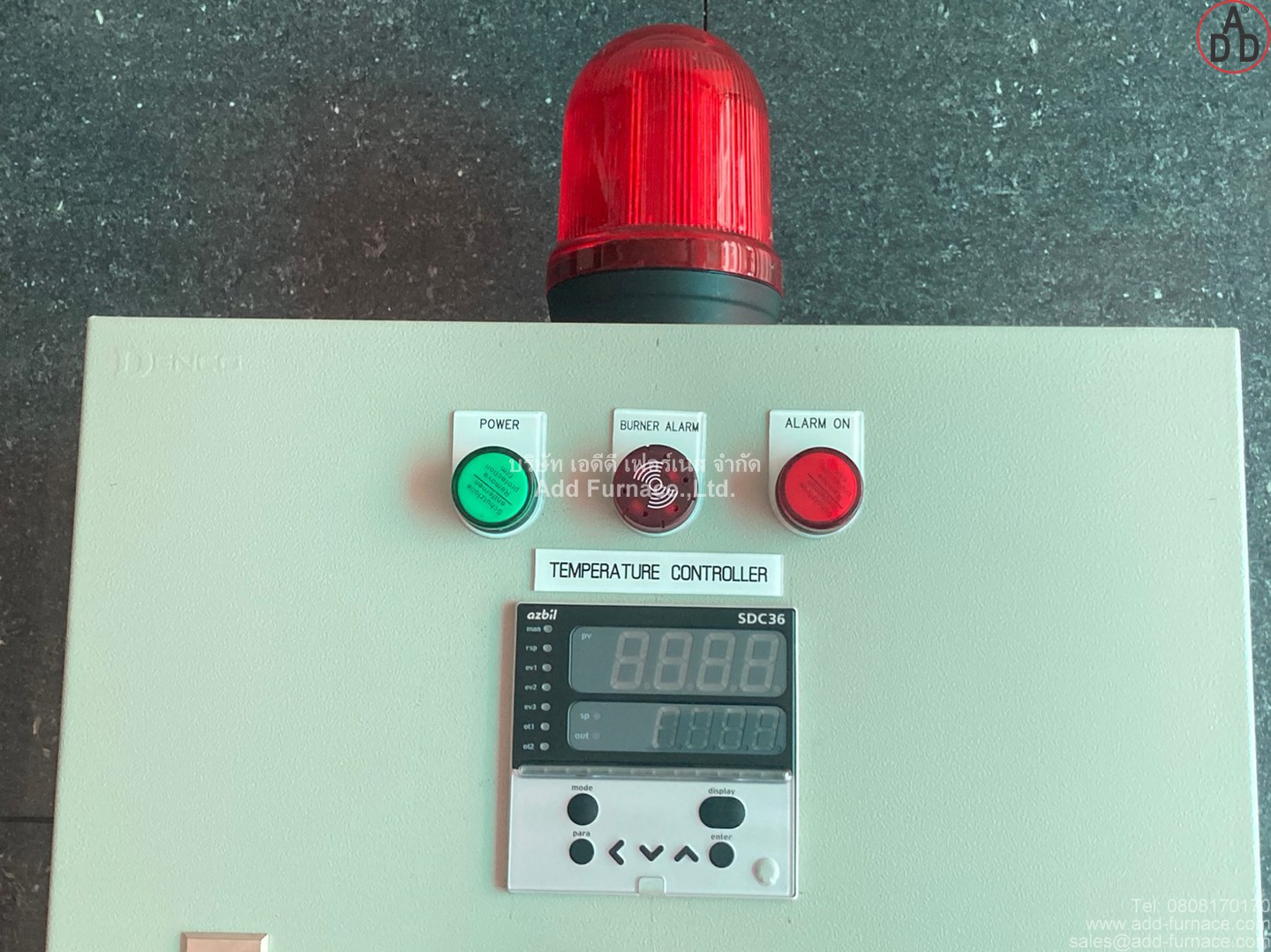 Gas Burner RAH40,80,120,160 Temperature Control Box Separate Out Burner Controller
 (6)